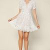 Clothing Skies Are Blue | Skies Are Blue Lace Mini Dress New In Clothing White