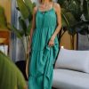 Clothing Skies Are Blue | Skies Are Blue Clothing Sasha Tiered Maxi Dress Green