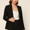 Clothing Skies Are Blue | Skies Are Blue Welt Pocket Blazer Black