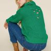 Clothing Skies Are Blue | Skies Are Blue Cozy Knit Turtleneck Sweater Kelly Green